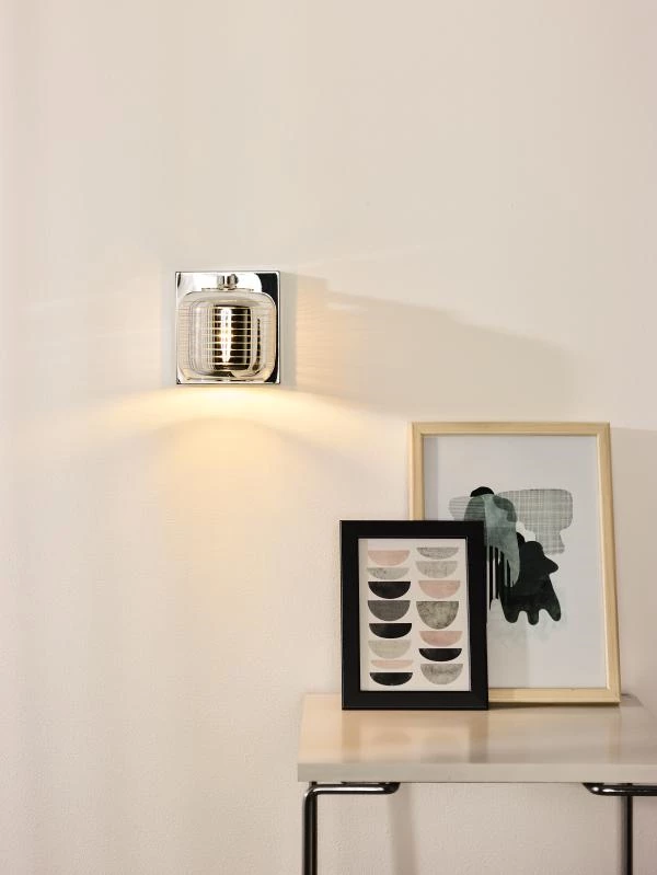 Lucide ERYN - Wall light - 1xG9 - Chrome - ambiance 1